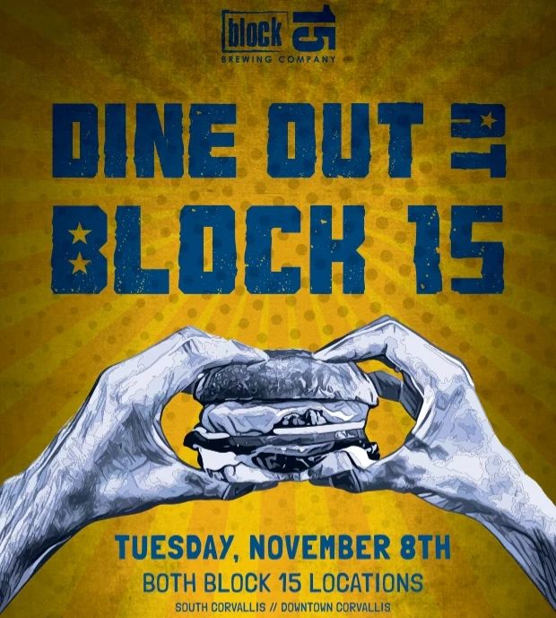 Come raise a glass with us! Tomorrow, as we celebrate the return of in-person Salmon Watch trips, you can help ensure that kids continue to benefit from this great program. Thanks to the generosity of @block15brewing a portion of ALL sales, both dine-in and take out, from BOTH locations will go toward supporting Linn Benton Salmon Watch tomorrow, November 8! Read more about the program in our linktree, and we hope to see you tomorrow!!