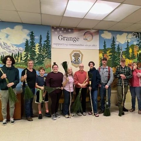 What a fun workshop we had yesterday with our sister council to the North! Making brooms out of scotch broom and learning about the history and lore around the plant was fascinating, and we loved having a shared event at the historic Lacomb Grange. Thanks to everyone who came out and joined us last night-- look for more public events in the future!#northsantiam #watershed #southsantiam #getcrafty #scotchbroom